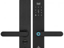 卡多利亚指纹锁家用防盗门智能锁电子刷卡酒店锁密码锁门锁通用型